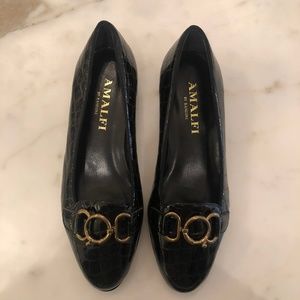 Amalfi by Rangoni Black Loafers 6.5